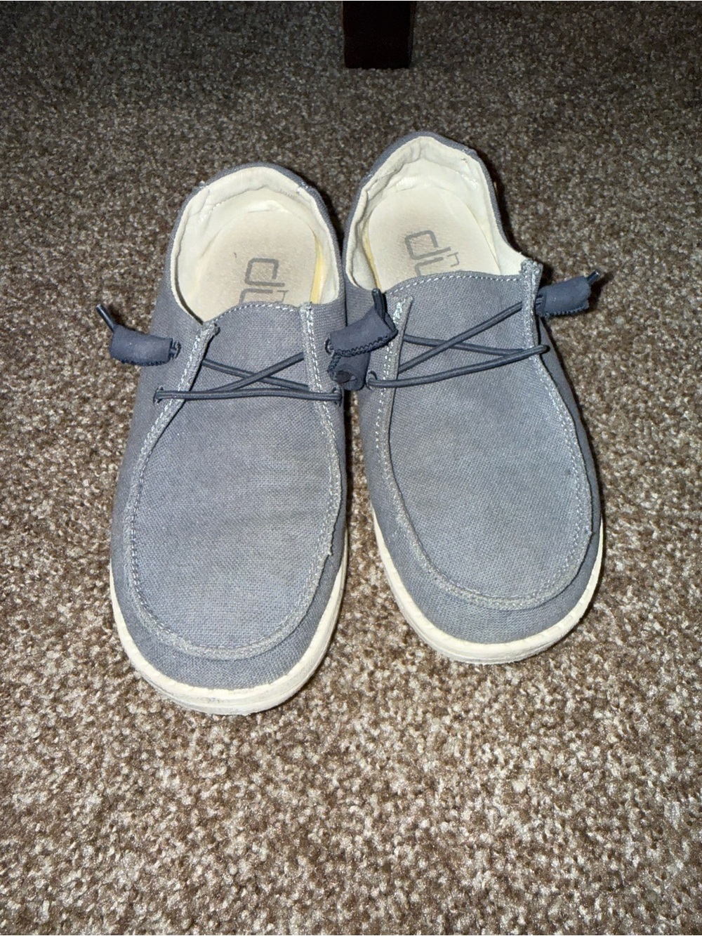 Hey Dude Lightweight Slip-On Flats in Blue/Gray